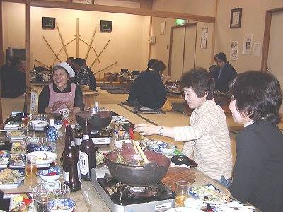 夕食風景です